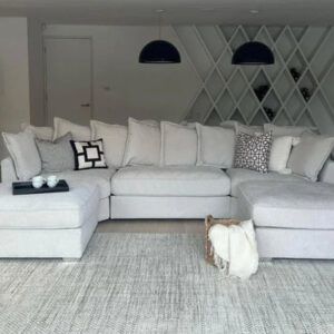 Portland U Corner Sofa w Footstools